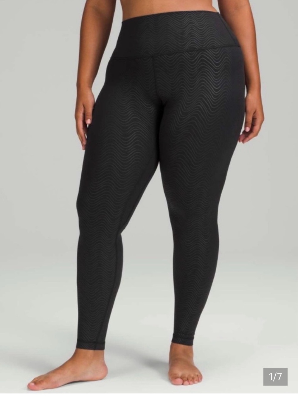 Lululemon Align high rise Leggings 28” Aqueous Emboss Size 16